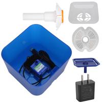 Pet Automatic Drinking Fountain Cat Dog Pet Mute Work Water Dispenser blue