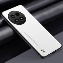 Prabangus PU odinis dėklas OnePlus 13 5G galiniam dangteliui, matinis silikoninis smūgiams atsparus apsauginis telefono dėklas One Plus 13 OnePlus13 For OnePlus 13 balta