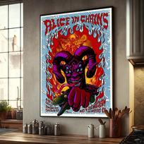 Retro muzika Alice In Chains plakatas Namų apstatymas Aukštos klasės Kraft popieriaus plakatas Sienų tapyba Studija Namų svetainės dekoracija 21cm×30cm NoFrame