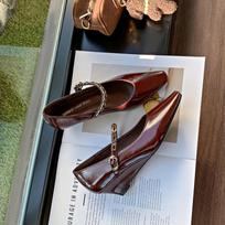 Designer Vintage Women Mary Jane Shoes Fashion Pointed Toe Shoes  Comfort Dress Street Style Low Heel Shoes 35