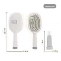 Ladies' Anti-Static Air Cushion Comb for Long, Curly, or Straight Hair with Tweezers balta