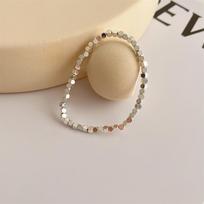 Elegant Silver Millet Pearl Necklace - Minimalist High-End Design for Women brown