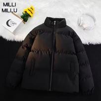 2024 Trendy Hong Kong Style Cotton Coat - Unisex Loose Fit, Casual Sports, Warm and Fashionable Design XL