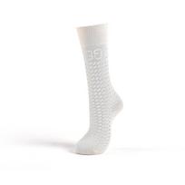 MEIKAN Women's Black & White Mesh Middle-Tube Cotton Socks Size 35-38 smėlis