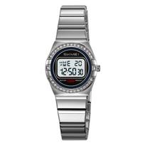 Fashion electronic watch women's steel belt business watch casual watch waterproof luminous chronograph electronic watch sidabras