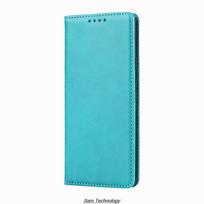 Magnetic attraction Leather Case for Sony Xperia 1 VI ( Xperia 1 6Gen ) Holster Flip Cover Case Wallet Phone Bags Fundas Coque for Xperia 1 VI&Just Case blue