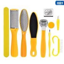 10 vnt./rinkinys Profesionalus pedikiūro rinkinys Rasp Foot File Callus Remover Screper Foot Care Tool Kit