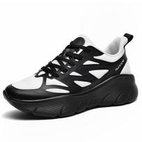 New men's and women's sports and fitness shoes, soft-soled breathable running shoes, shock-absorbing sports shoes for teenagers and students, Jinjiang 36 black