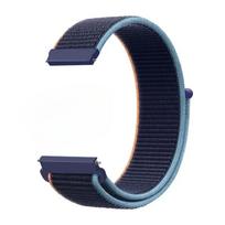 20mm Nylon Loop Strap for COLMI P73 P28 Plus P20 P30 Smartwatch Replacment Bracelet Sport Watchband Correa for COLMI P73 Band Width 20mm tamsiai mėlyna spalva