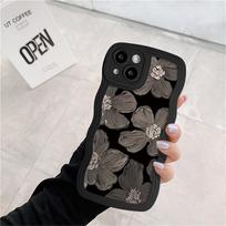 Flower Phone Case For iPhone 11 15 13 14 Pro Max 12 X XR XS 7 8 Plus 6S SE  15promax Silicone TPU Shockproof Cover Bumper For iPhone 13Pro Max
