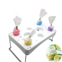 Baking Tools: Cake Decorating Bag and Rack with DIY Mold Not Included