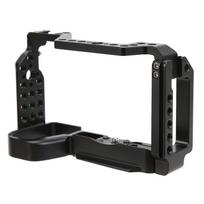 Aluminum Alloy Camera Video Protective Cage Film for Sony A6600 Camera with Cold Shoe Mount