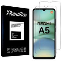 Tempered Glass for Xiaomi Redmi A5 4G [Pack 2] Screen Protector Film Phonillico® skaidri