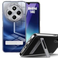 Shockproof Case for Xiaomi Redmi 14C - Adjustable Transparent TPU Protection