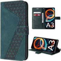 Coque pour Xiaomi Redmi A3 - Housse Effet Cuir - Vert Nuit - Porte-cartes - Semi-rigide - Aimantée