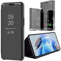 Case for Xiaomi Redmi Note 12 Pro 5G Flip Mirror Effect Shockproof Protection - Black