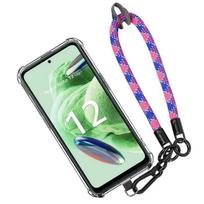 Case for Xiaomi Redmi Note 12 5G, Shockproof Anti-Scratch with Detachable Multicolor Lanyard (not for Redmi 12 5G)