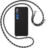 Protective Case - E.F.CONNECTION - Xiaomi 10 Pro - Flexible - Black - With Strap