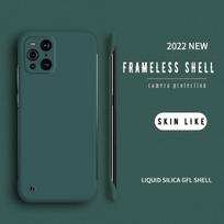Designer Slim Thin Matte Phone Cover Case For iPhone 11 12 13 14 Pro Max Mini Bumper iPhone 15 14 Plus Classic Cases for iPhone 13 tamsiai žalia spalva