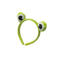 Funny Makeup Headband Wide-brimmed Elastic Hairbands Cute Girls Hair Bands One Size žalia