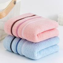 Full Cotton Absorbent Soft Bathing Household Towel Pure Cotton Face Wash Adult Thick Embroidery 74*32cm