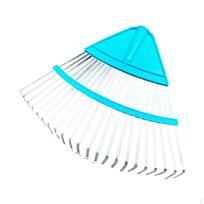 Garden Rake Head Leaf Metal Gardening Rake, Hand Replacement for Shrub Planting