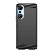 Smūgiams atsparus apsauginis telefono dėklas, skirtas Infinix Hot 20/20 Play/20i/20S, minkšto silikono TPU galinis dangtelis, telefono dėklai Infinix Hot 20 juoda