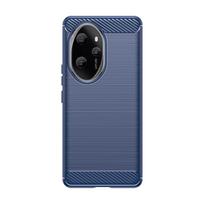 Smūgiams atsparus apsauginis telefono dėklas Honor 100/100 Pro telefonui, minkštas silikoninis TPU galinis dangtelis, telefono dėklai Honor 100 mėlyna