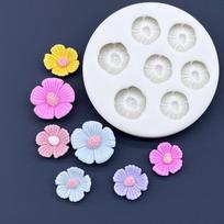 Gėlė Sakura Ramunė Silikoninė Torto Kepimo Forma Sugarcraft Šokolado Keksiukų Dervos Įrankiai Fondanto Dekoravimo Įrankiai
