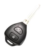 jingyuqin 10vnt 4 mygtukų nuotolinio automobilio rakto korpusas dangtelis pultelio keitimas Toyota Camry Avalon Corolla Matrix RAV4 Venza Yaris 3+1 juodmedis