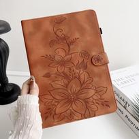 For Apple iPad Air 13 (2025) (Also known as iPad Air 13‑inch (M3)).PU Leather Exquisite Floral Embossed Design Tablet Case iPad Air 13 (2025) ruda
