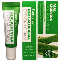Farm Stay Real Aloe Vera Essential Lip Balm 10g+ RANDOM GIFT