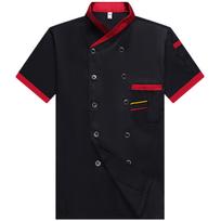 Chef Uniform Sleeved Men's Clothing Catering Work Uniform Back Kitchen Uniform Men's Top L juoda