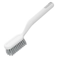 Šviesios prabangos batų šepetys yra buitinis ilgo kotelio švelnių šerių valymo ir šveitimo įrankis batams. Plastic handle type white
