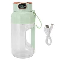 Nešiojamas sulčiaspaudės puodelis 150W 1200ml daugiafunkcinis mini kelioninis smulkintuvas sportui, namams, biurui L(for 6.5-9kg) žalia