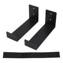 Wall Mount Snowboard Rack Alloy Steel Floating Snowboard Storage for Home Garage 30lbs Bearing S black