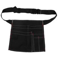 Canvas Tool Bag Waist Storage Pouch Tool Pocket Package with Safe Buckle for Woodworker Electrician