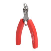 Flush Cutter Wire Side Cable Stainless Steel Cutting Nippers DIY Jewelry Processing Red Handle gray