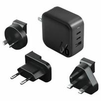 Energea Deal. Network. 1Xusb+2Xusb-Cpd-Pps-Qc 3.0 66W 2C1A Black/Czarny Us+Eu Travelite Gan66