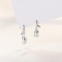 Tulip Ear Hook Hong Kong Style Retro Simple Fashion Niche Design Earrings Girls Gift