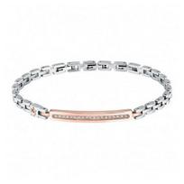 Maserati Iconic Two Tone Steel Bracelet JM424AVD59 For Men