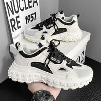 Platform-soled fashion sports shoes summer new Hong Kong-style breathable casual men's shoes work non-slip wear-resistant dad shoes 39