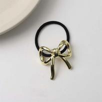New Metal Smooth Elastic Hair Loop Hairband for Women Fashion Ponytail Hair Pin Headwear Hair Jewelry Accessories Gift