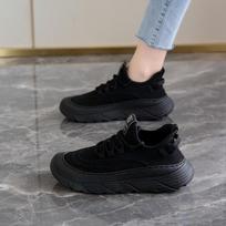 Stepping on shit coconut shoes women's spring and autumn new models show feet small breathable soft-soled sneakers 36 juoda