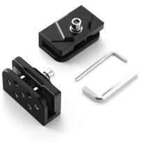 2Pcs Universal Car Hood Light Bar / LED Work Light Mount Brackets For Truck SUV black