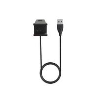 USB įkrovimo laidas, skirtas Fitbit Alta, pakaitinis dokas, adapteris išmaniesiems laikrodžiams black