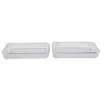 2pcs Fry Basket Tray Fit for Bravo XL Fryer Toaster Oven Basket Accessories for French Fry Frozen