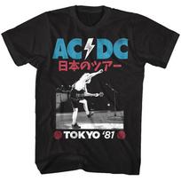 ACDC Band 1981 Tokyo Concert Commemorative Edition Men's Metal Punk Cotton Short Sleeve T-Shirt Graphic T Shirts XXXXL