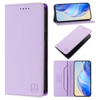 Piniginė su kortelių lizdu, stoveliu, magnetiniu užsegimu, odinis dėklas skirtas VIVO V50 Lite V40 SE V30 V29 V29E V27 V27E Lite Pro 4G 5G VIVO V50 Lite(4G 5G) levanda