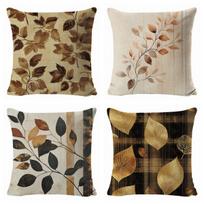 Naujas Rudens Universalus Lininis Spausdintas Pagalvės Užvalkalas Nordic Namų Sofos Dekoratyvinė Pagalvė Kvėpuojantis ir Patogus 45 * 45 throw pillow four-piece set white